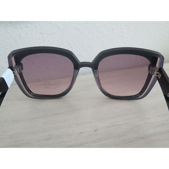 Jessica Simpson J6129 OXRS Women's Oversized Black/Pink Sunglasses - Picture 11 of 12